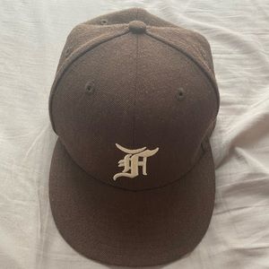 Brown New Era Essentials Fitted Hat 7-3/8